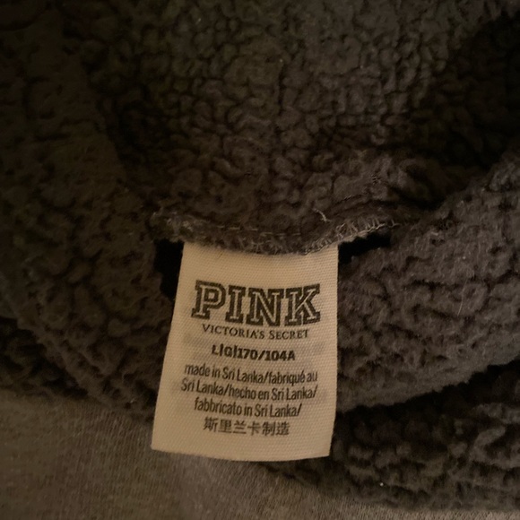 PINK fleece pullover hoodie - Picture 5 of 10